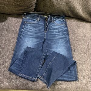 American Eagle Outfitters Dark Blue Skinny Jeans